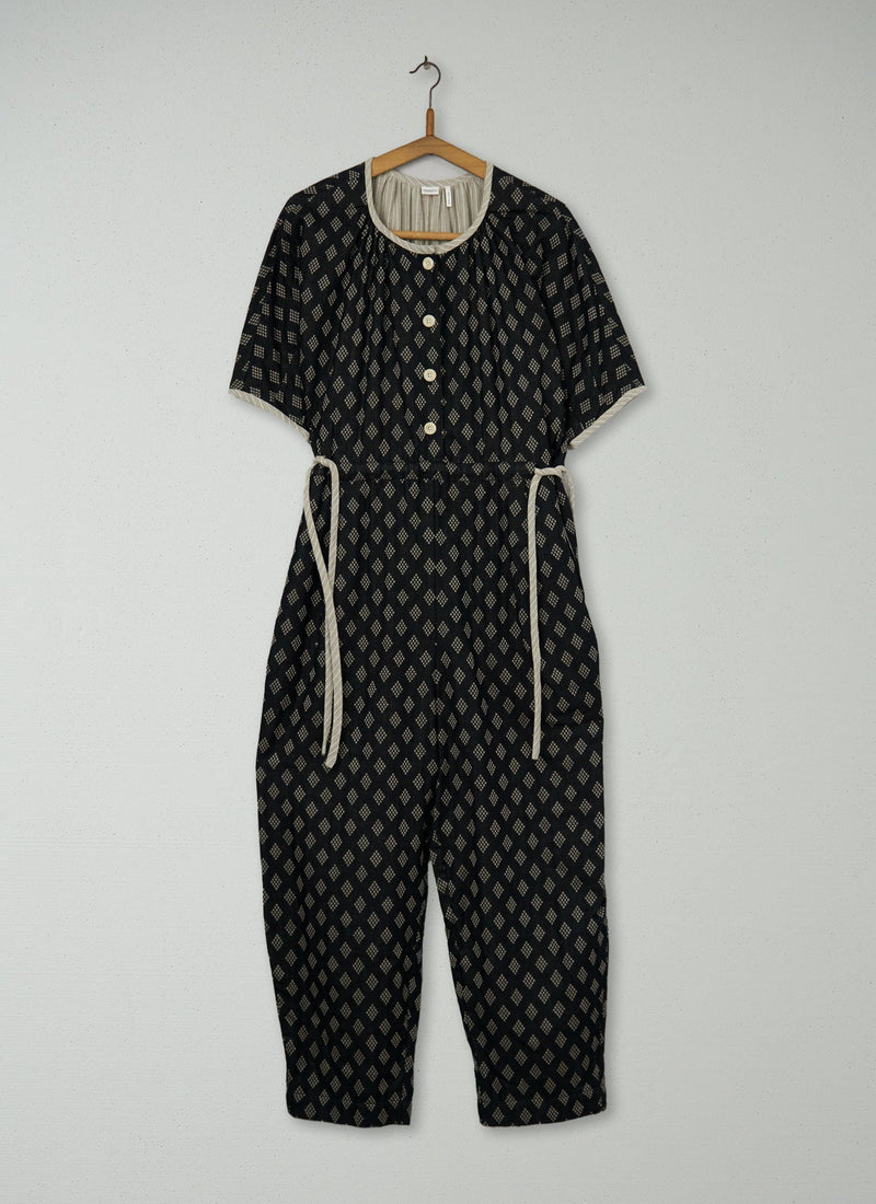 Reworn Diamond Stripe Jumpsuit Size S (1400) | Multi