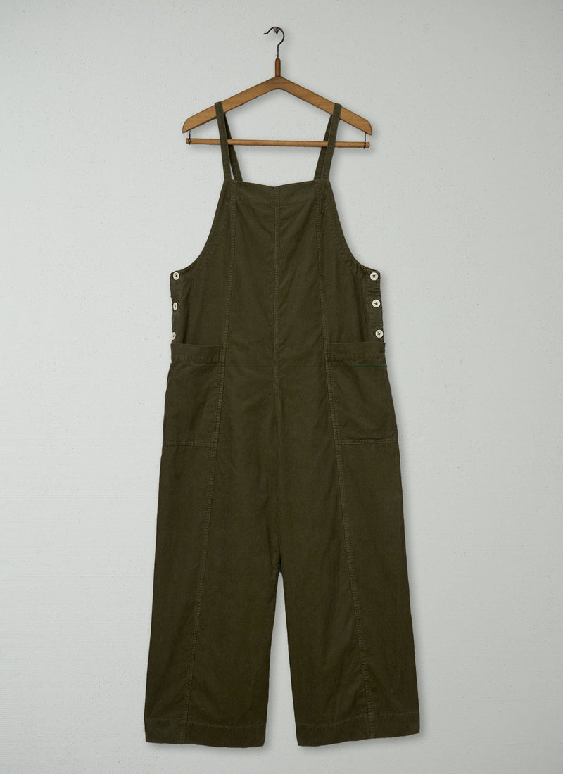Reworn Cord Jumpsuit Size 16 (1458) | Pear