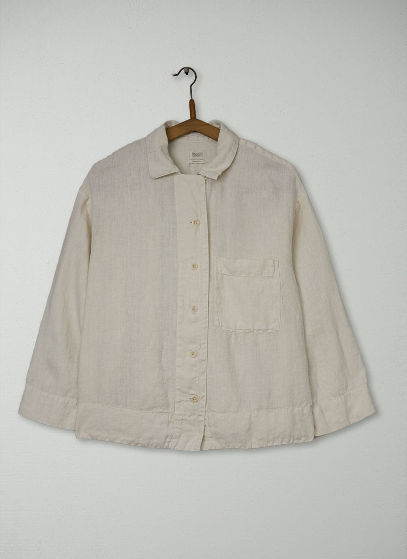Reworn Linen Shirt Size XL (1220) | Oat