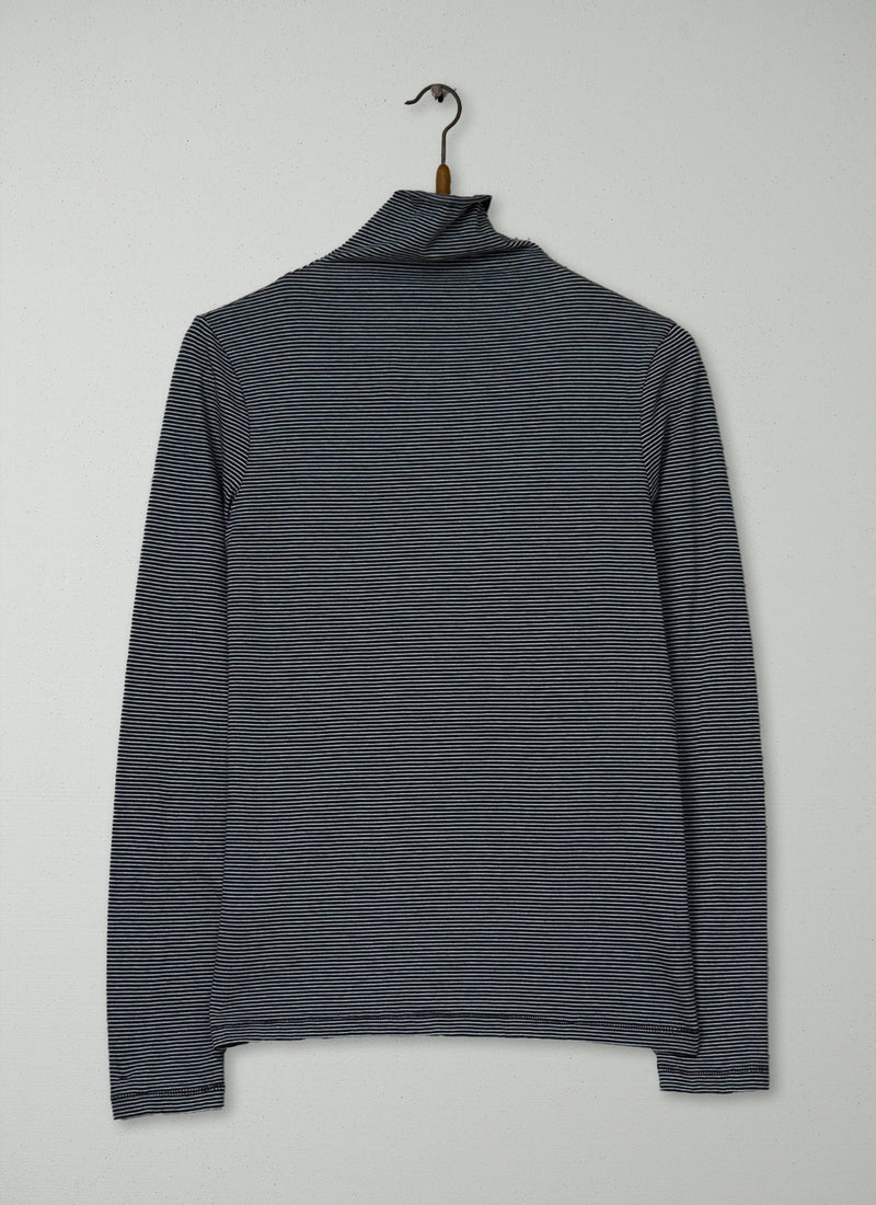 Reworn Cotton High Neck Tee Size M (160) | Multi
