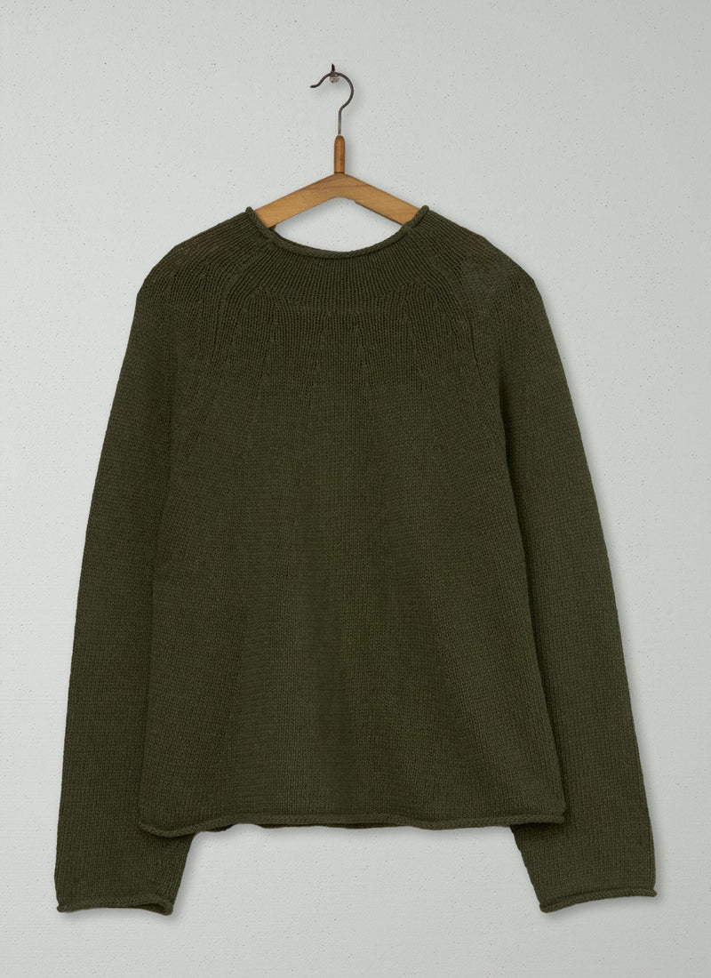 Reworn Cotton Linen Sweater Size XXSXS (709) | Montella