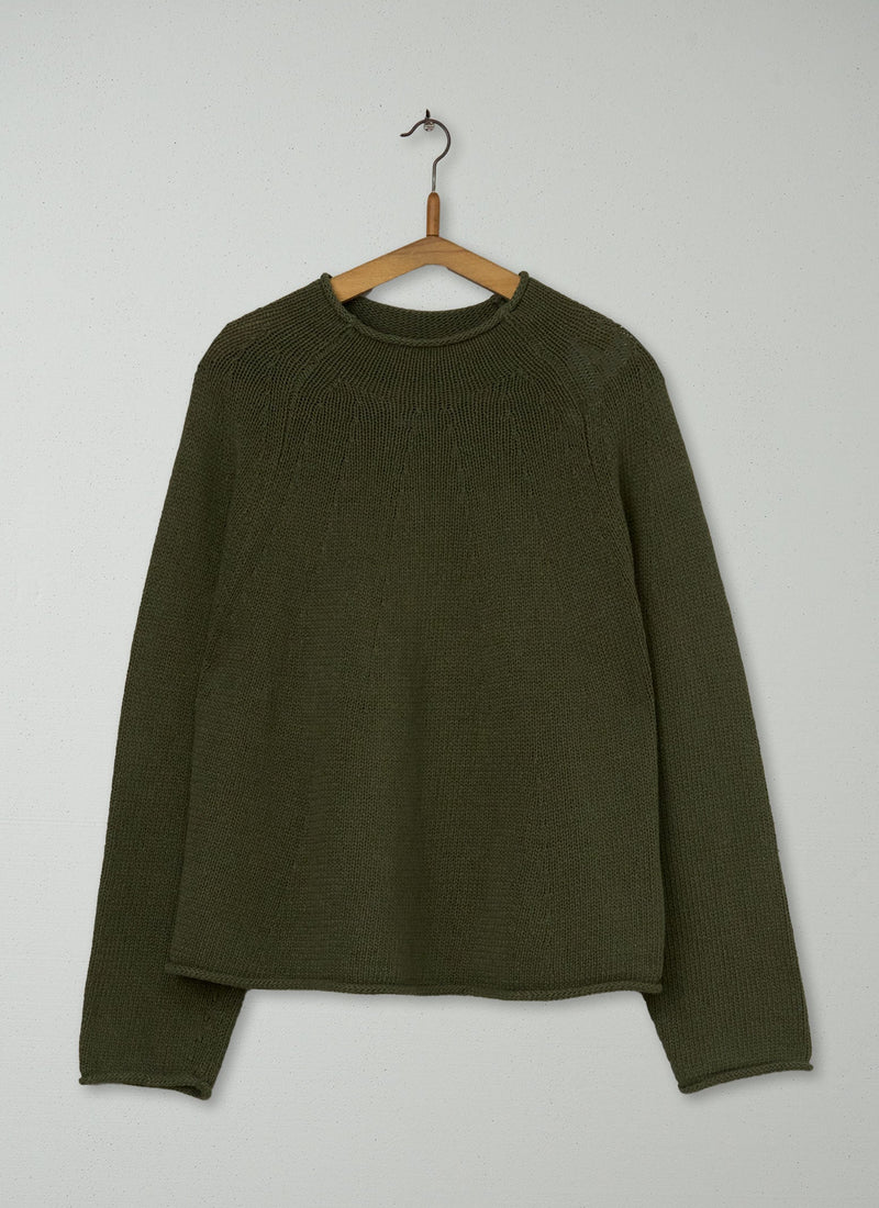 Reworn Cotton Linen Sweater Size XXSXS (709) | Montella