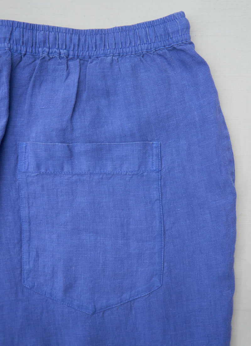 Reworn Linen Pants Size M (1402) | Cornflower