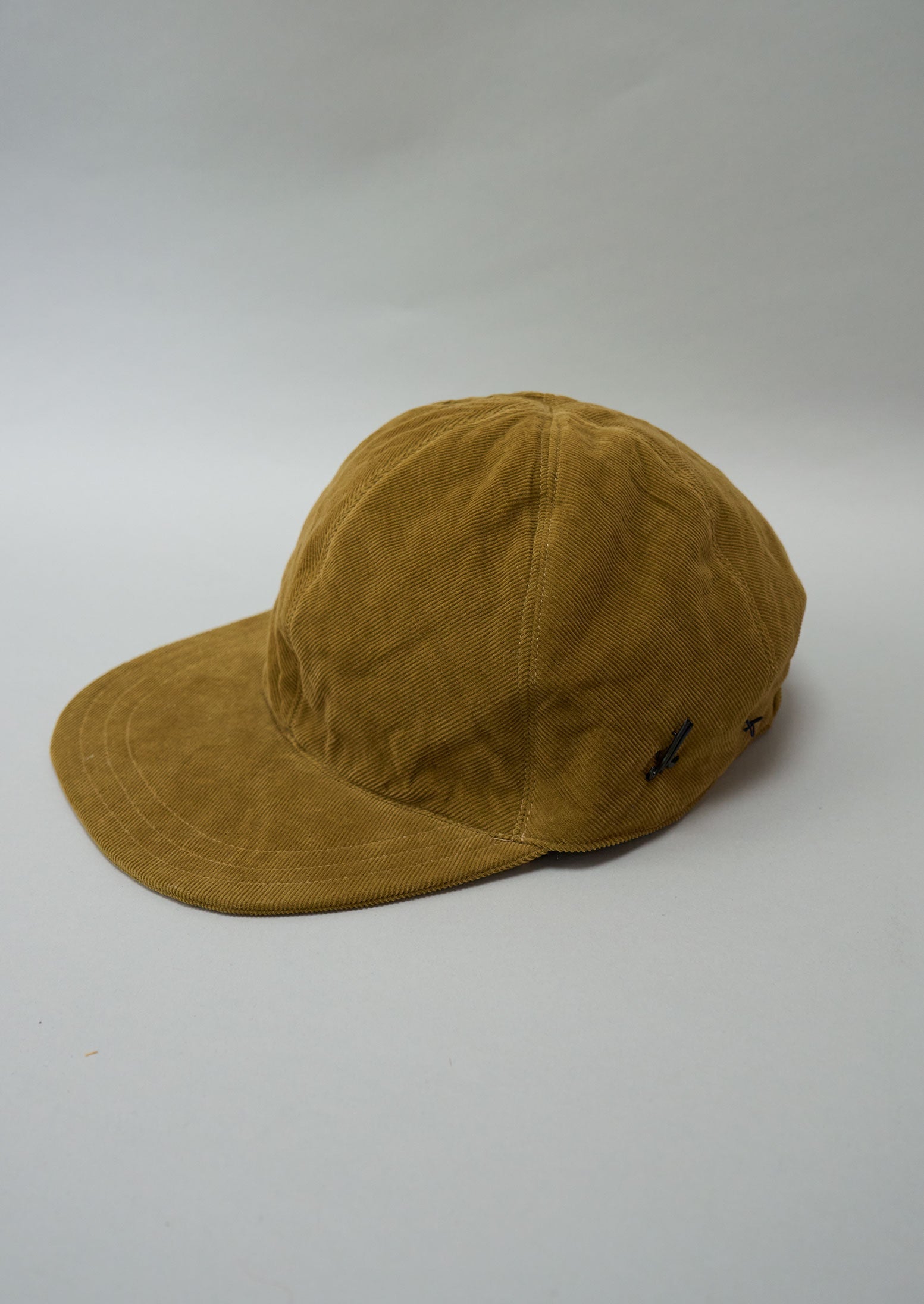 Reworn Mens Fine Corduroy Cap (033) | Ochre