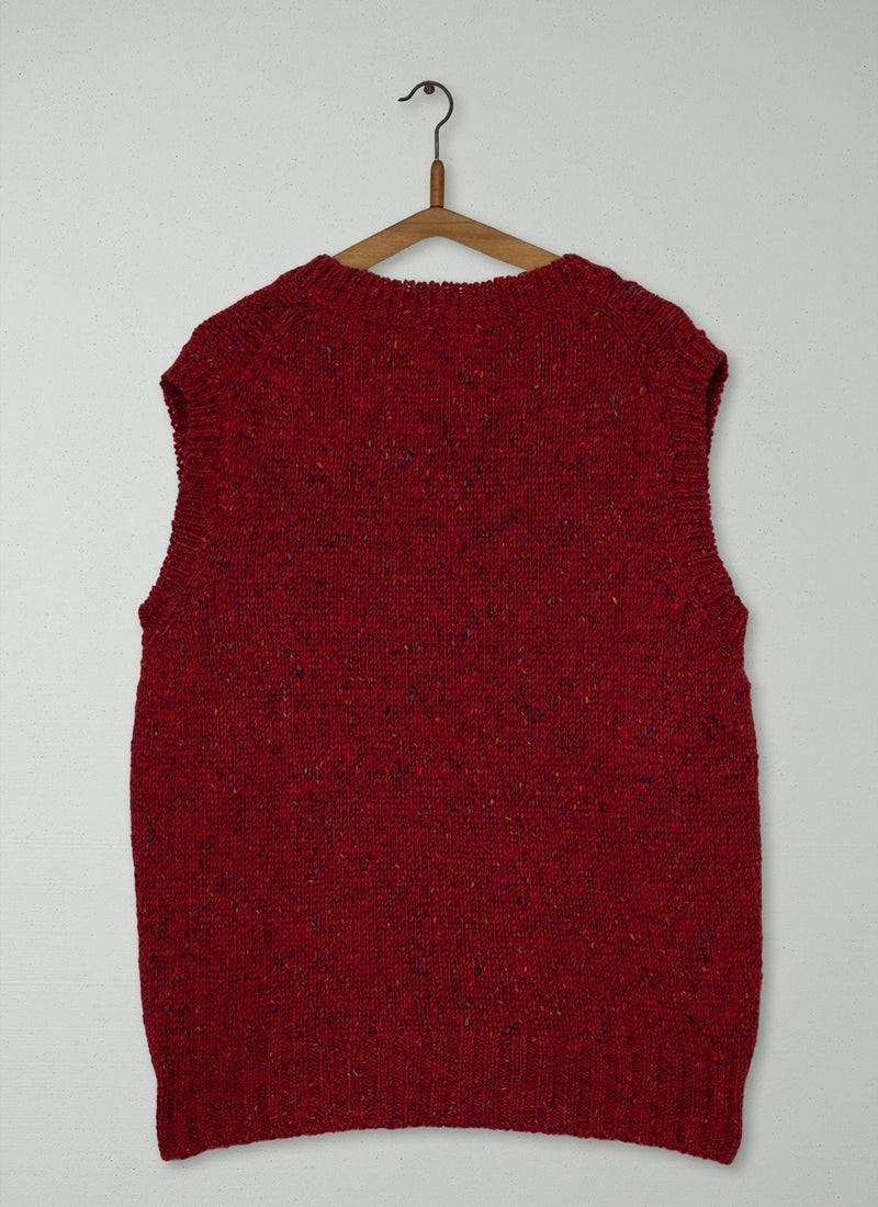 Reworn Mens Donegal Knit Tank Size L (050) | Hawthorn
