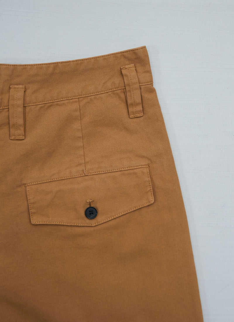 Reworn Mens Cotton Wide Leg Pants Size S (119) | Faded Terracotta