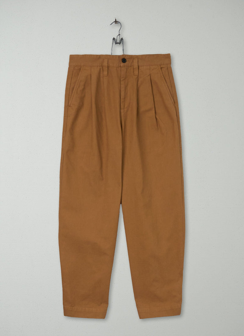 Reworn Mens Cotton Wide Leg Pants Size S (119) | Faded Terracotta