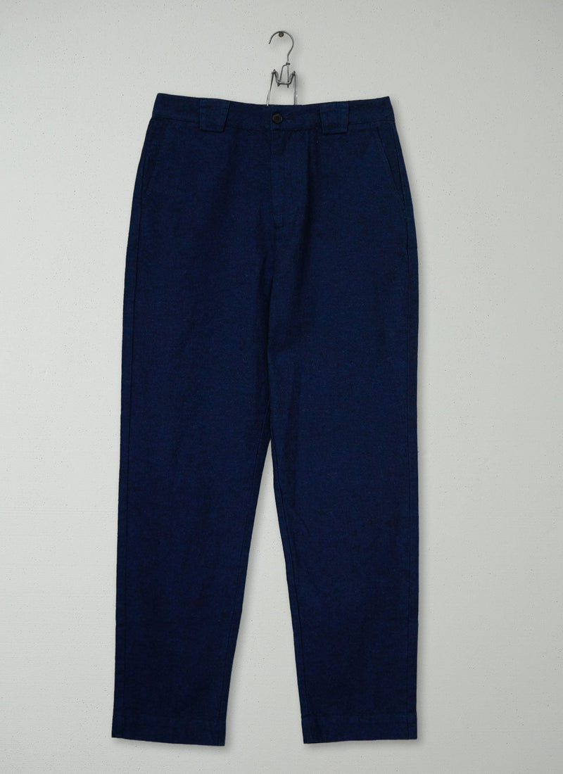 Reworn Mens Hemp Cotton Pants Size S (124) | Blue