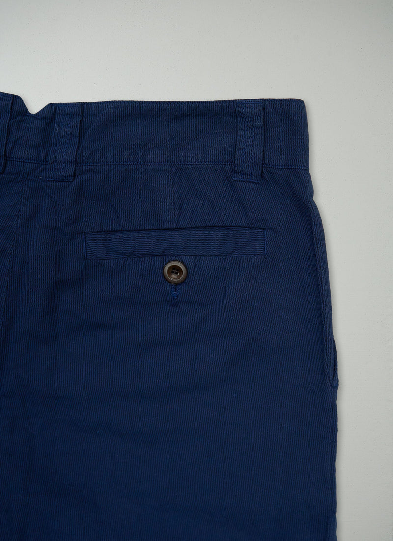 Reworn Pleat Trousers Size S (120) | Navy