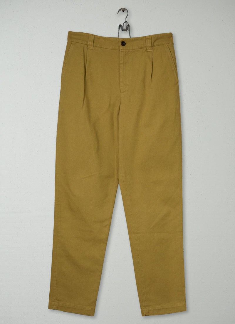 Reworn Mens Cotton Tapered Pants Size 30 (098) | Sand