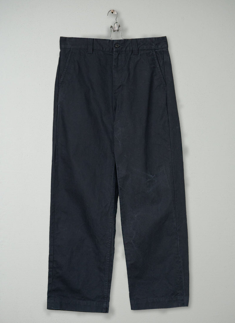 Reworn Mens Cotton Canvas Pants Size 32 (094) | Slate