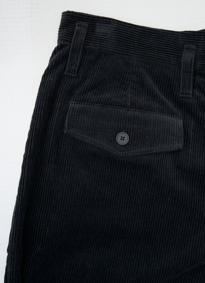 Reworn Mens Cord Pants Size 32 (100) | Anthracite