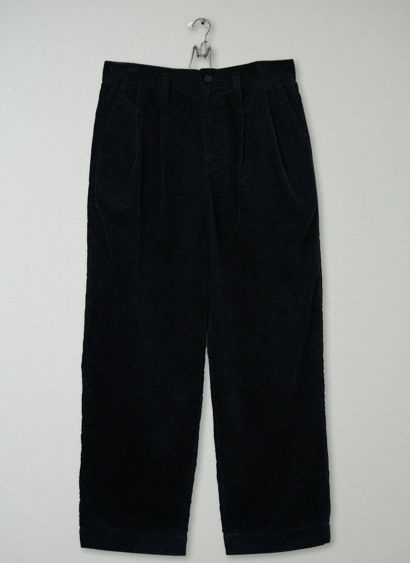 Reworn Mens Cord Pants Size 32 (100) | Anthracite