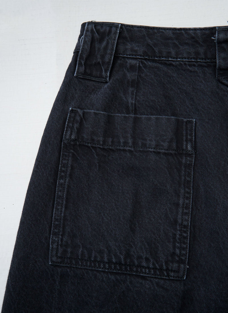 Reworn Mens Denim Pants Size 30 (101) | Carbon Black