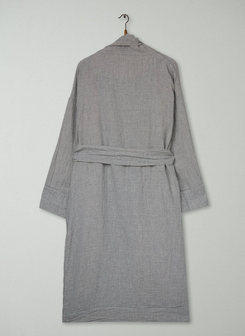 Reworn Soft Faced Cotton Gown Size XL (093) | Grey