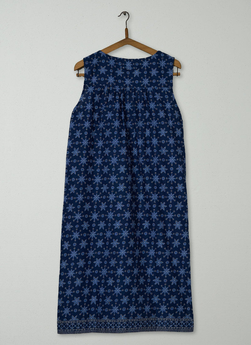 Reworn Starfish Print Nightdress Size S (285) | Multi