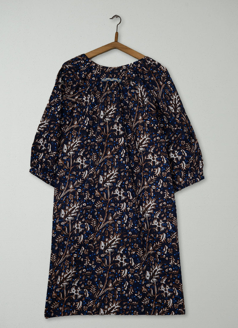 Reworn Floral Print Lounge Dress Size S (288) | Multi
