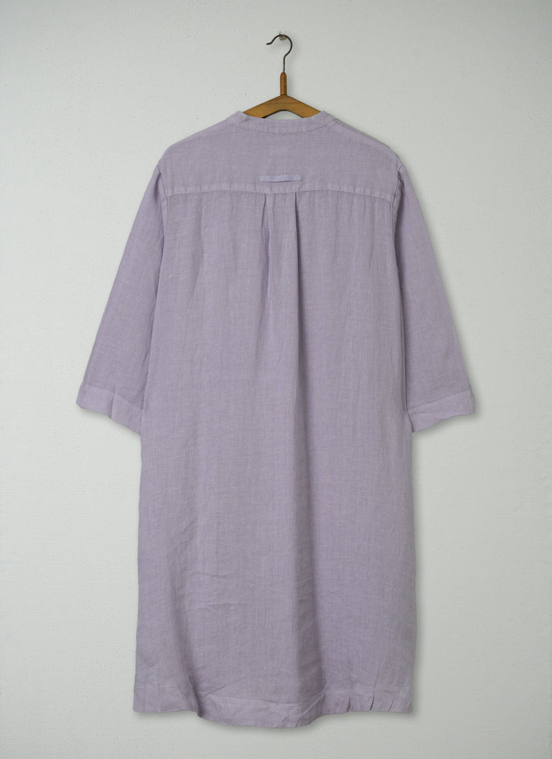 Reworn Half Placket Night Shirt Size M (264) | Blue Stone