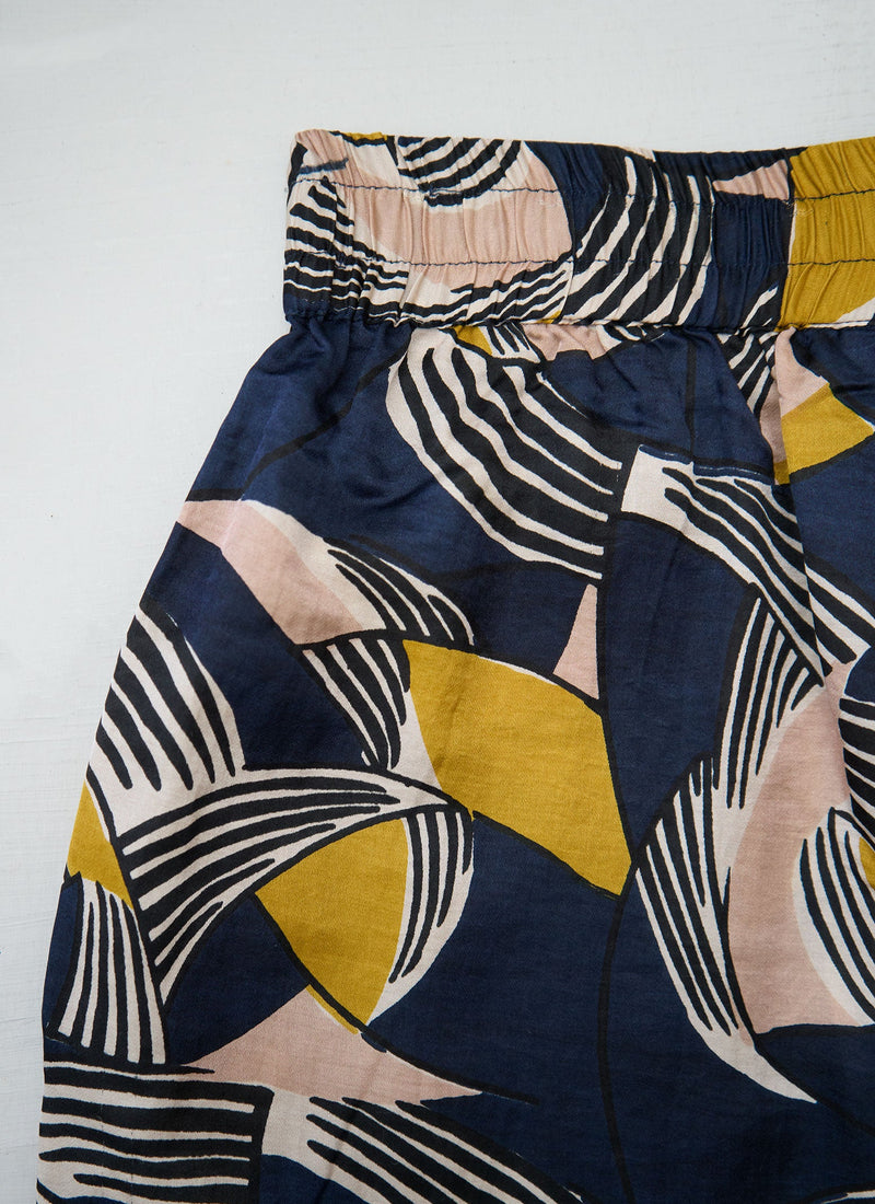 Reworn Silk PJ Trousers Size XS (1478) | Multi