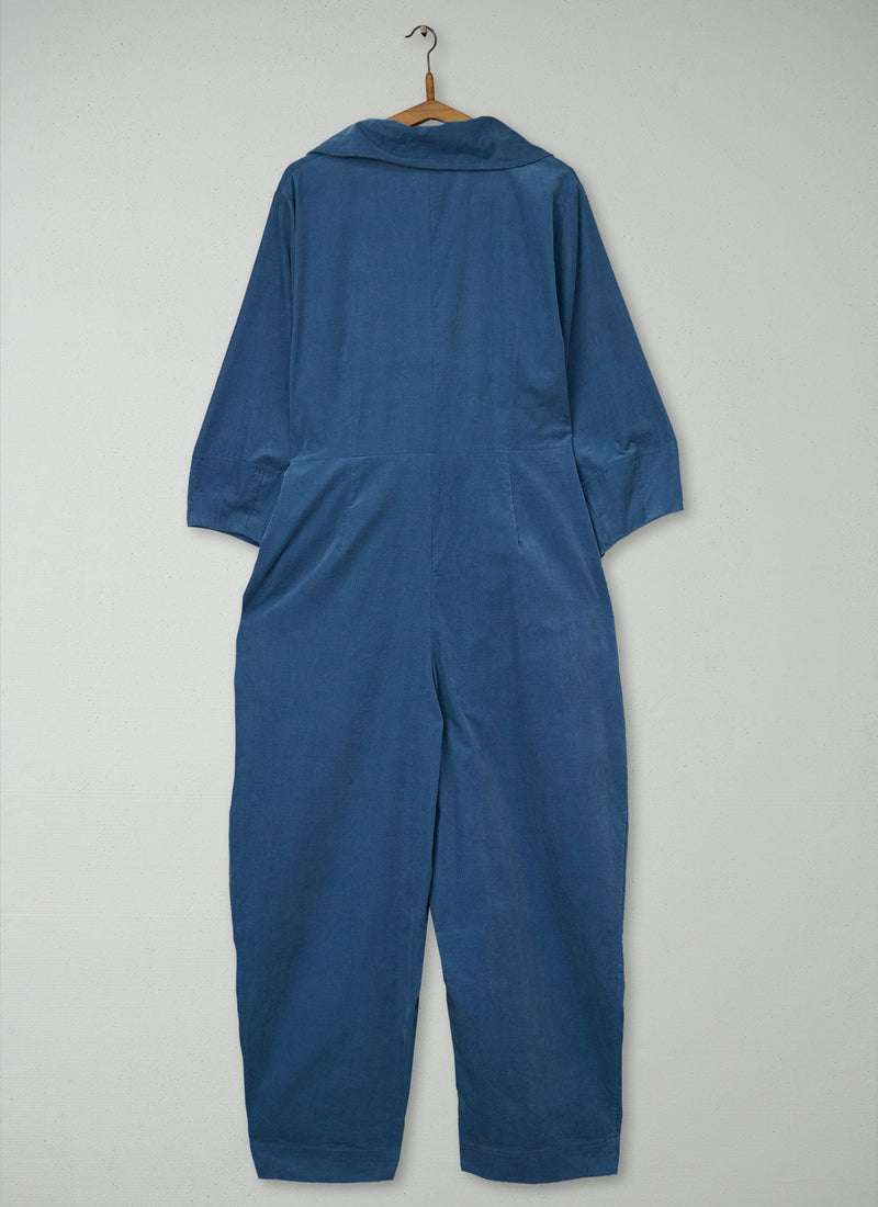 Reworn Wrap Front Needlecord Jumpsuit Size 10 (1443) | Myrtle