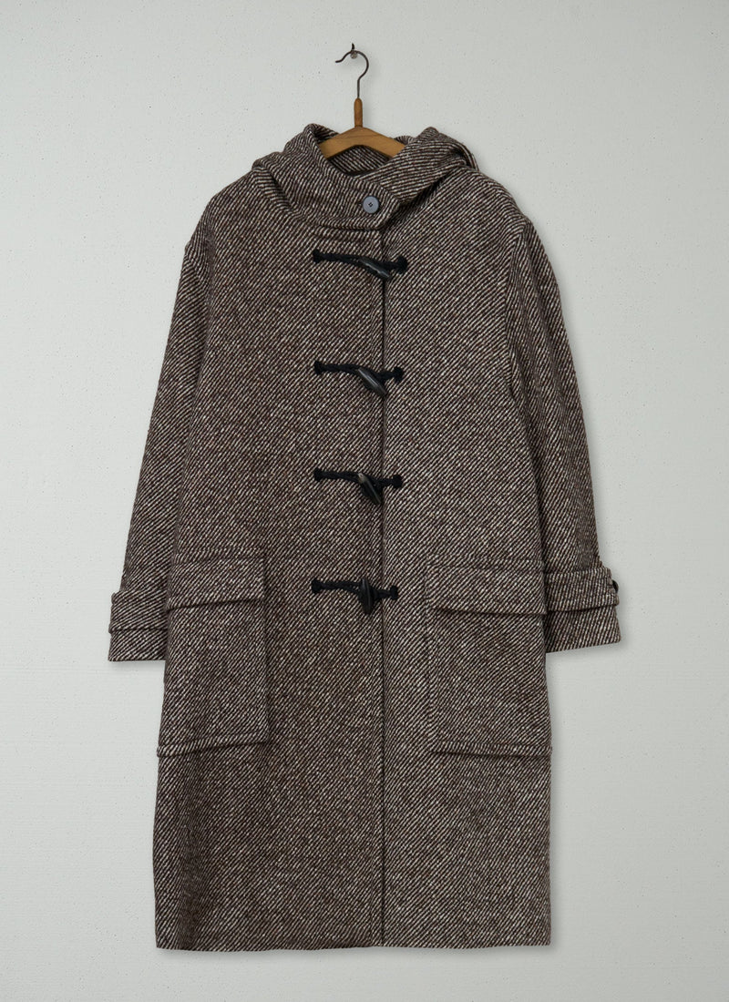 Reworn Twill Duffle Coat Size 8 (118) | Multi