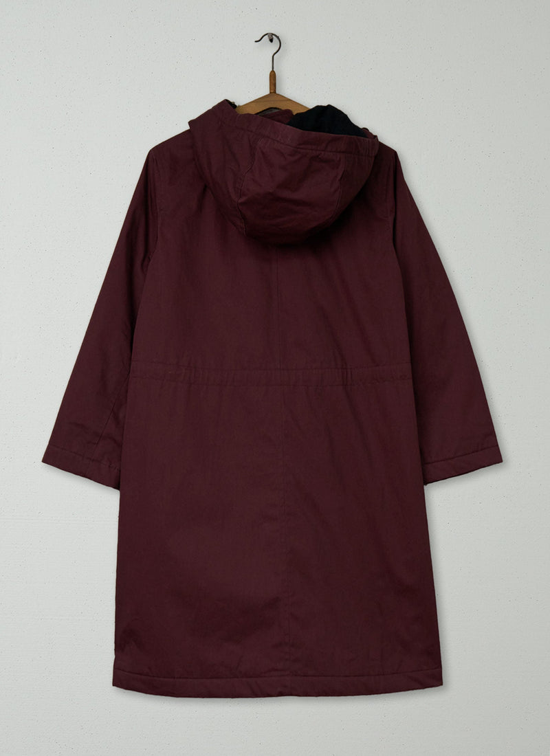 Reworn Cotton Parka Size 6 (120) | Hickory