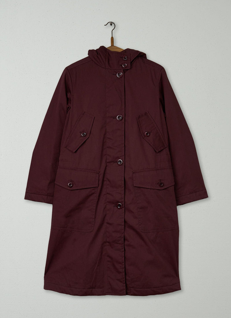 Reworn Cotton Parka Size 6 (120) | Hickory