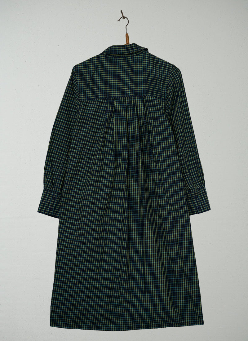 Reworn Check Cotton Dress Size 10 (2039) | Multi