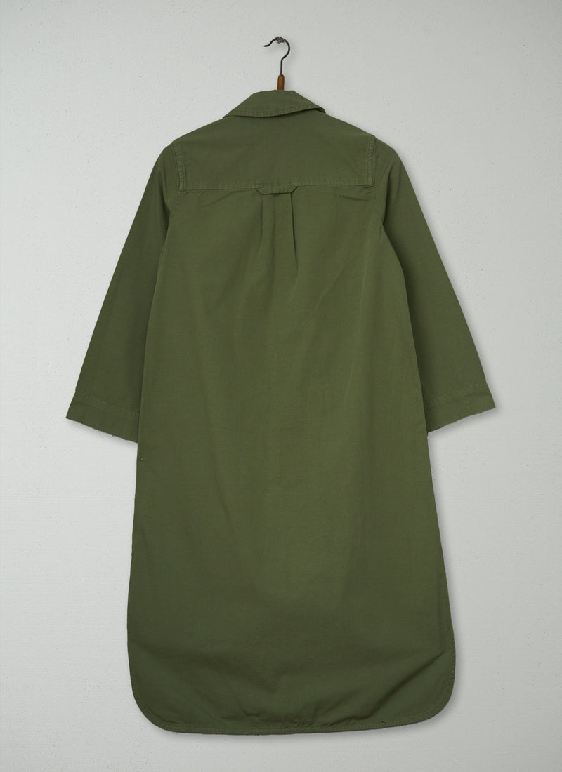 Reworn Cotton Linen Workwear Dress Size XXS (2181) | Willow