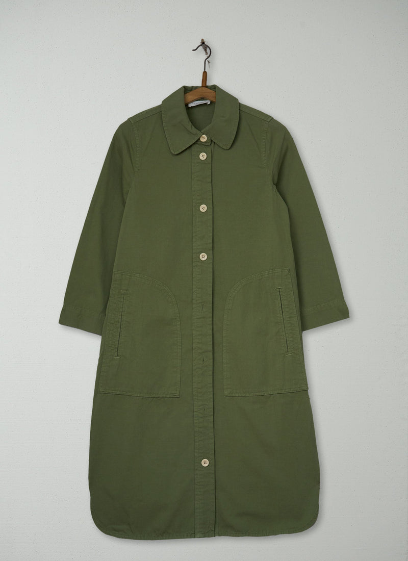 Reworn Cotton Linen Workwear Dress Size XXS (2181) | Willow
