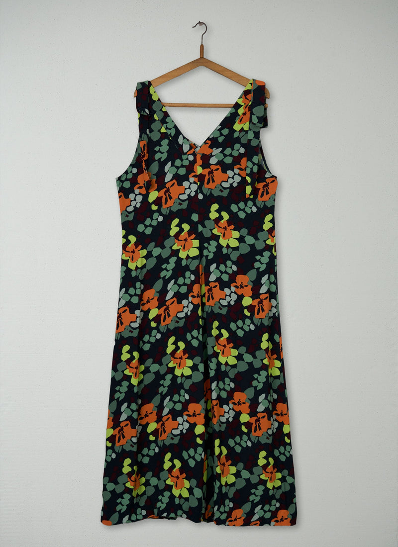 Reworn Harlequin Print Dress Size 4 (2072) | Multi
