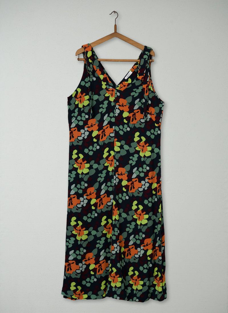 Reworn Harlequin Print Dress Size 8 (2062) | Multi