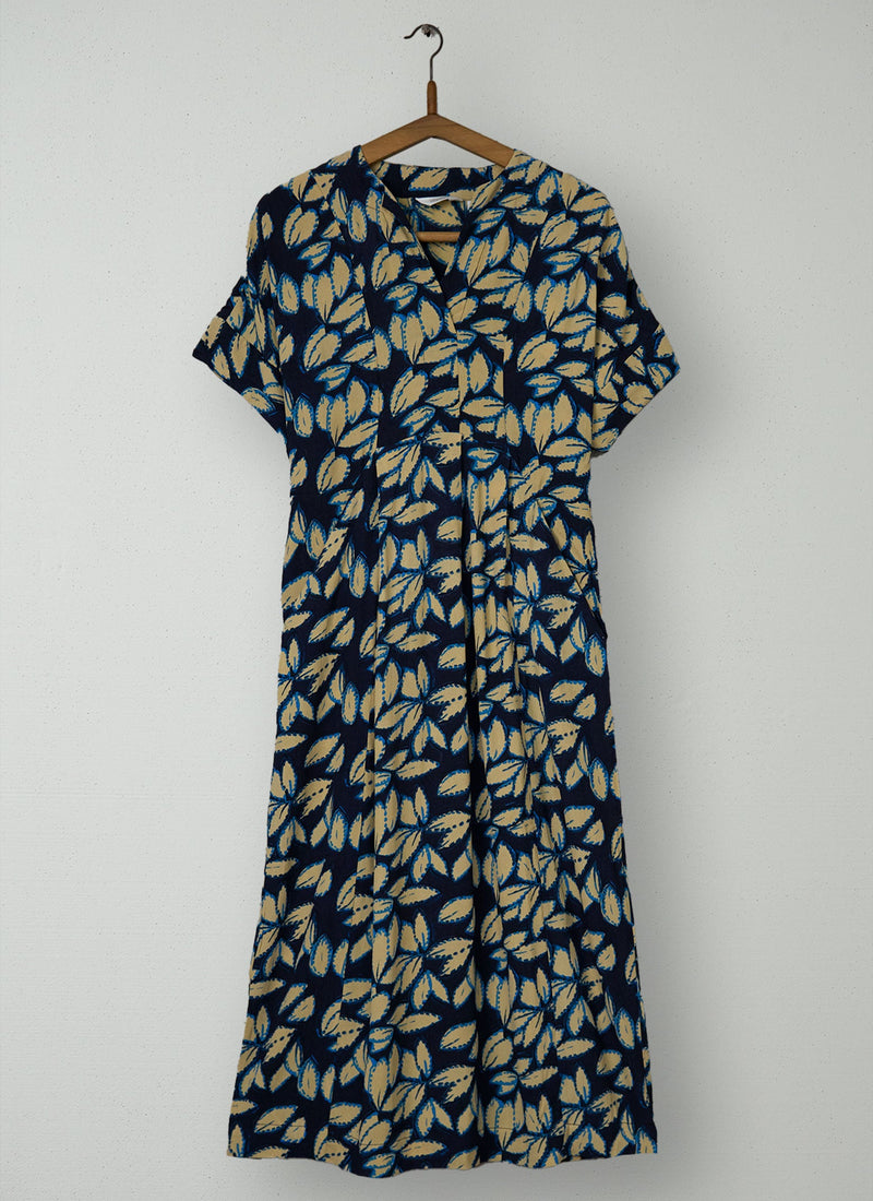 Reworn Bryn Leaf Print Dress Size XXS (2056) | Multi