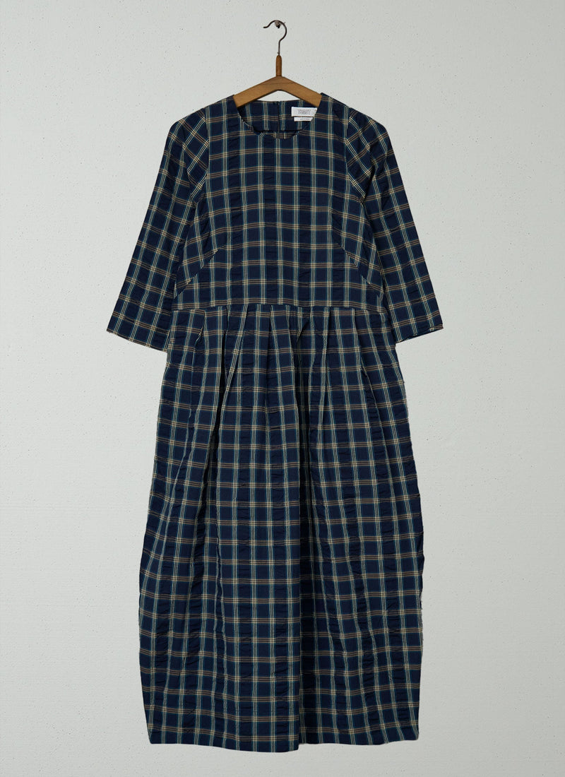 Reworn Check Cotton Dress Size 12 (2034) | Multi