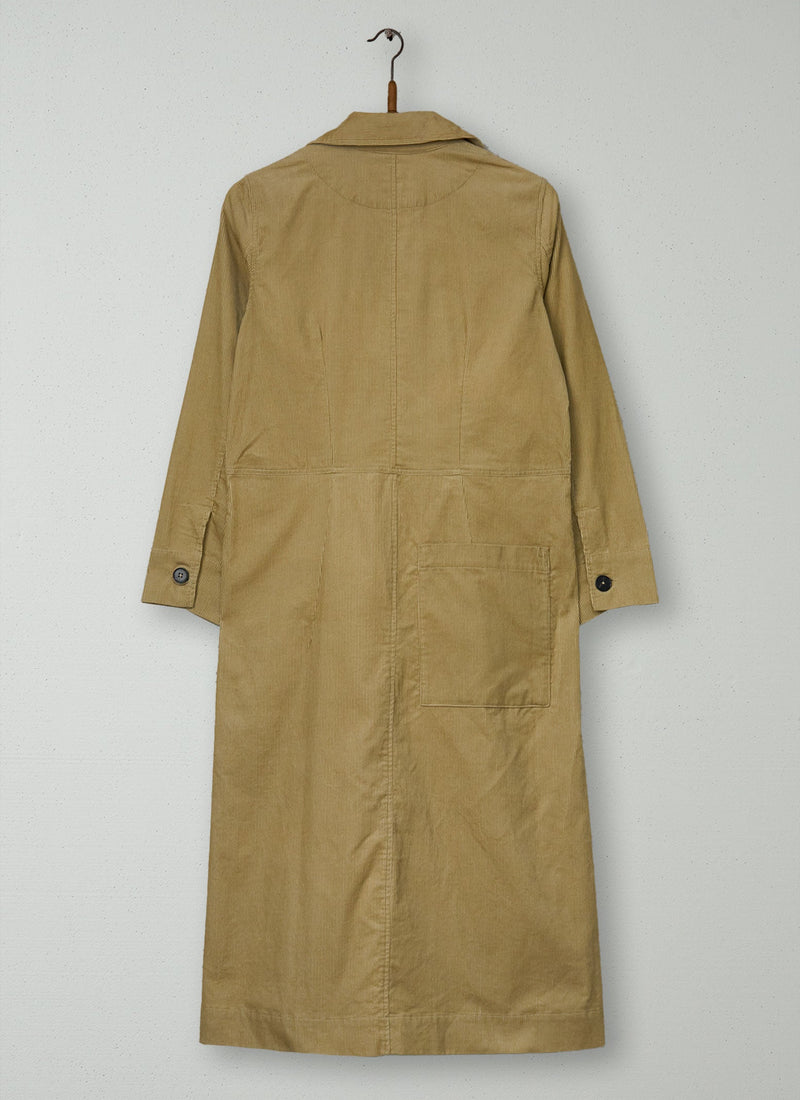 Reworn Needlecord Shirt Dress Size 14 (2050) | Bulrush