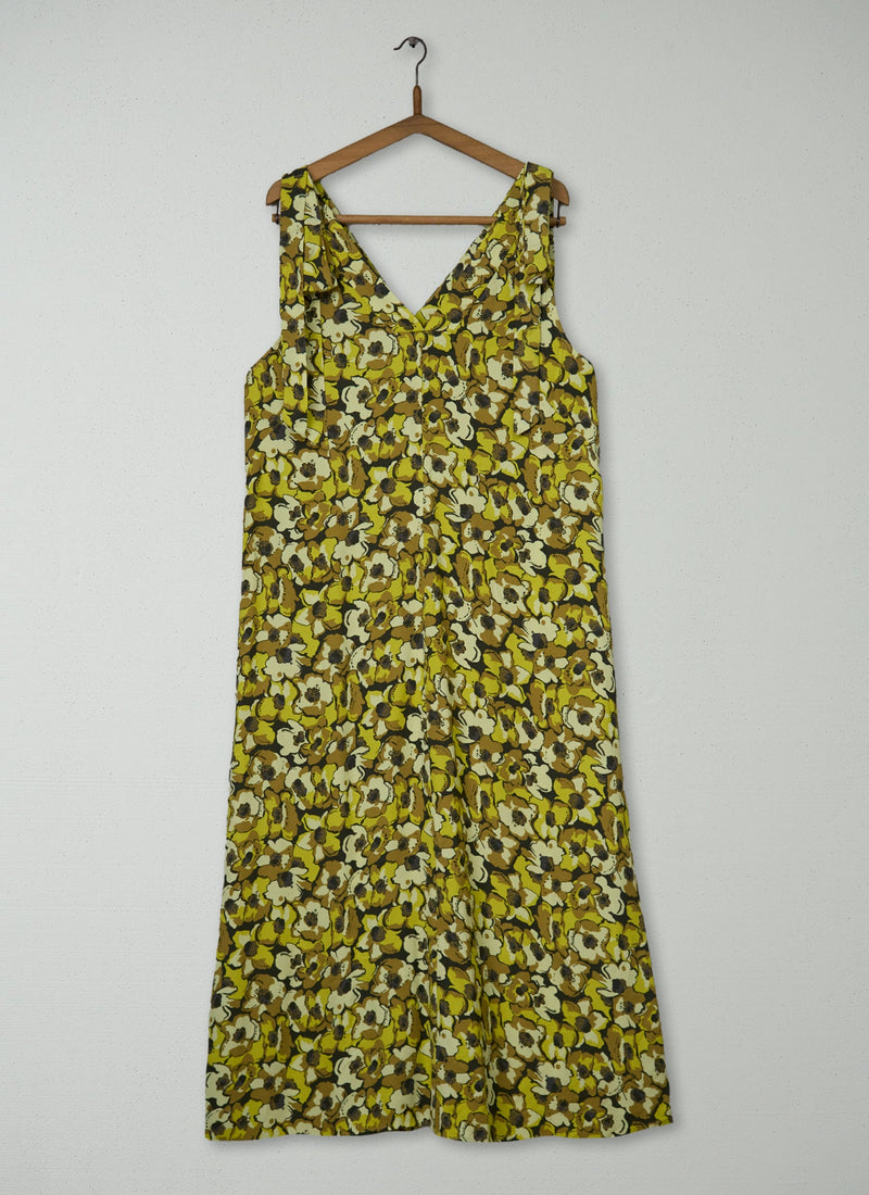 Reworn Floral Print Dress Size 18 (2005) | Multi