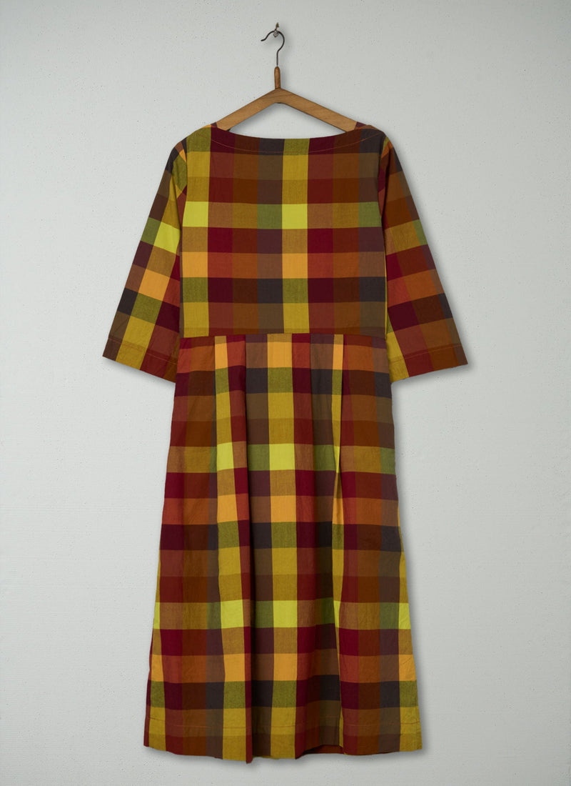 Reworn Franca Check Dress Size 10 (2057) | Multi