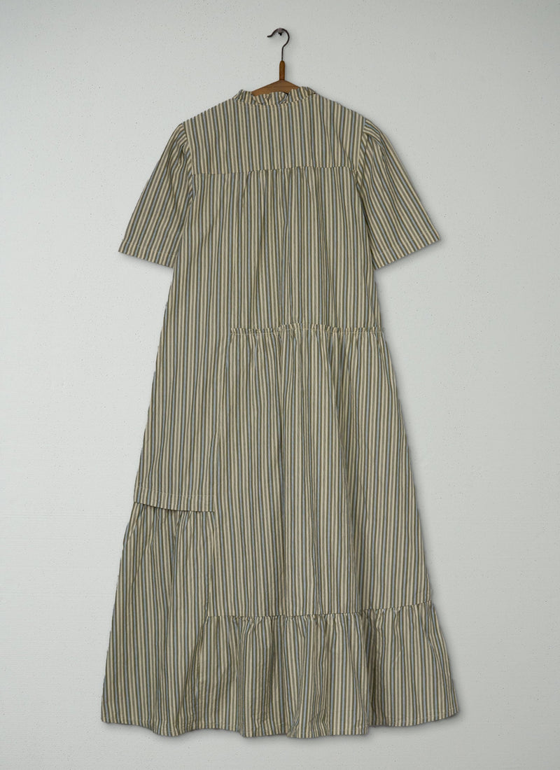 Reworn Crinkle Poplin Dress Size 10 (1993) | Multi