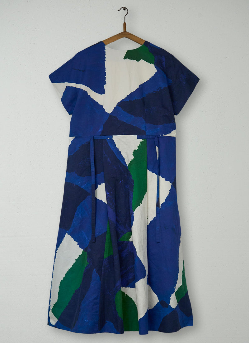Reworn Washi Print Dress Size XS (2156) | Multi