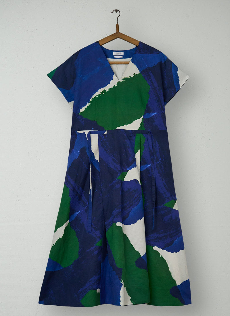 Reworn Washi Print Dress Size XS (2156) | Multi