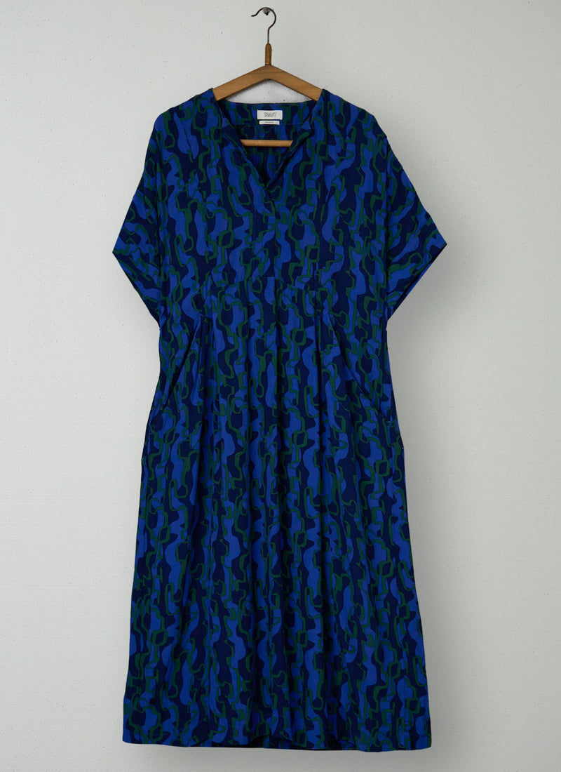 Reworn Bryn Ribbon Print Dress Size XS (2164) | Multi