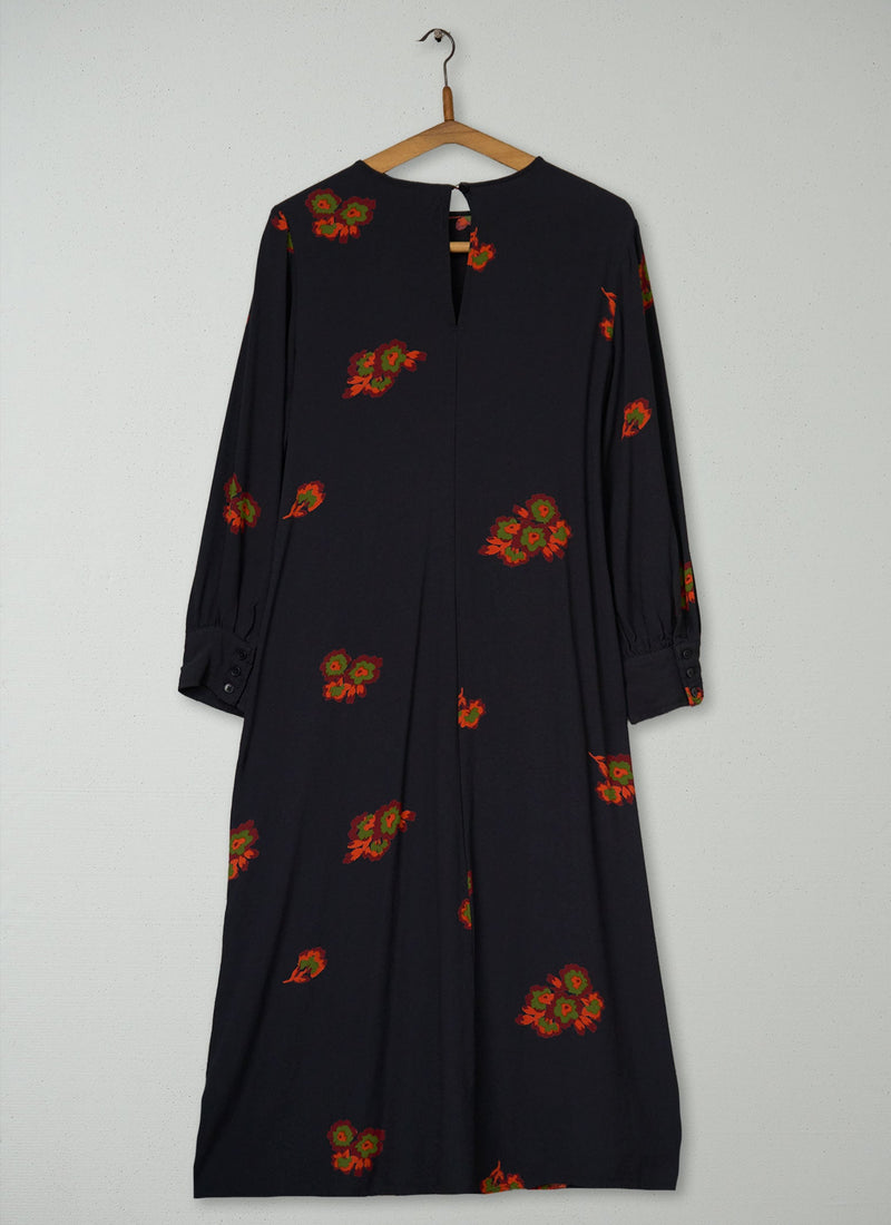 Reworn Floral Print Column Dress Size 18 (2140) | Multi