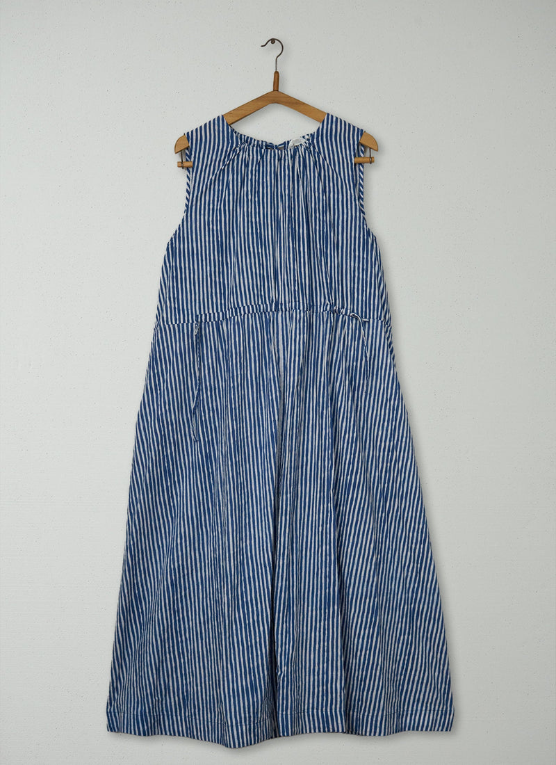 Reworn Stripe Cotton Dress Size 18 (2157) | Multi