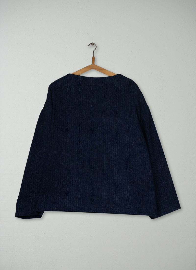 Rewon Cotton Easy Jacket Size 18 (287) | Indigo