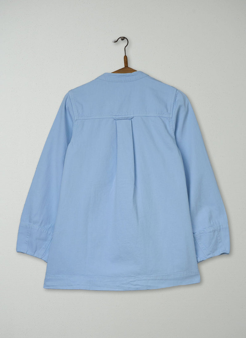 Reworn Lightweight Organic Jacket Size 12 (256) | Pale Blue