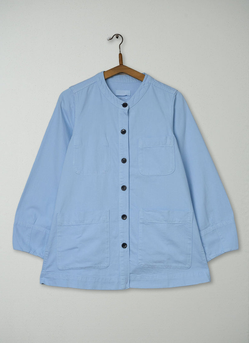 Reworn Lightweight Organic Jacket Size 12 (256) | Pale Blue