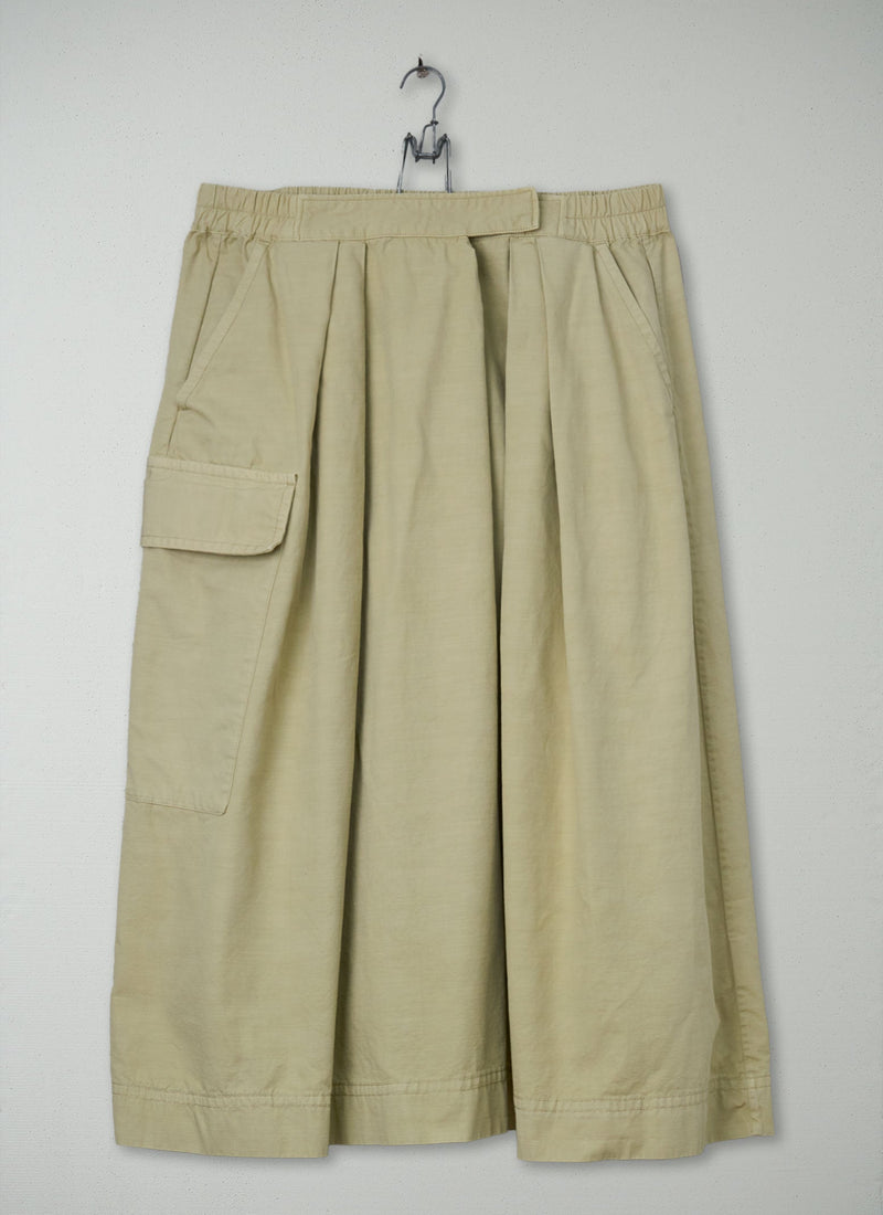 Reworn Patch Pocket Cotton Skirt Size S (335) | Rye