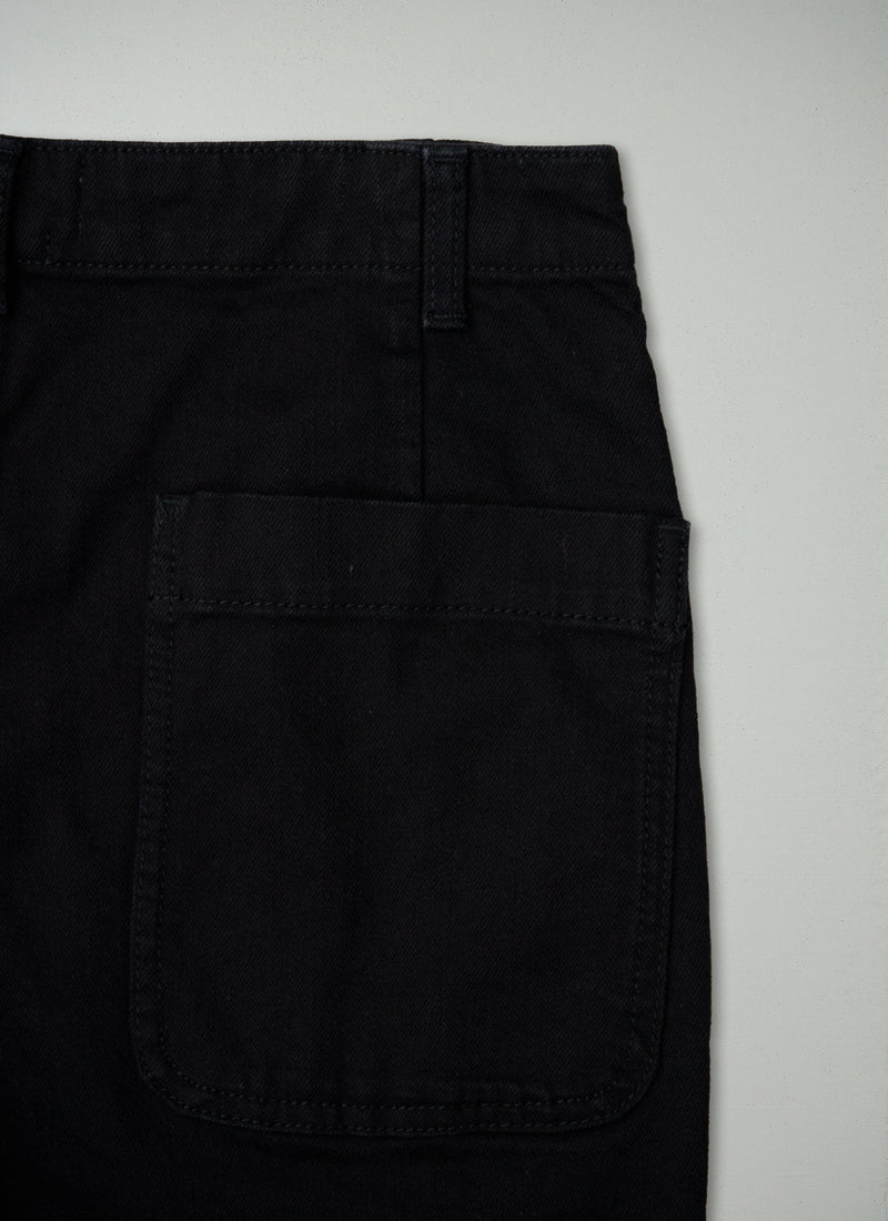 Reworn Ashley Cropped Jeans Size 12 (1598) | Black