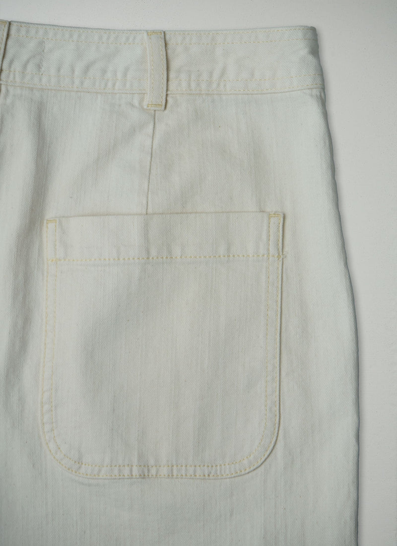 Reworn Carpenter Trousers Size 16 (1615) | Ecru