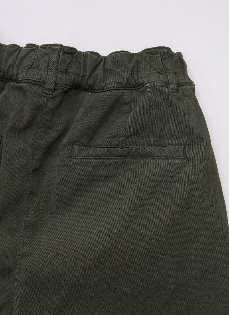 Reworn Cotton Twill Trousers Size 12 (1582) | Loden